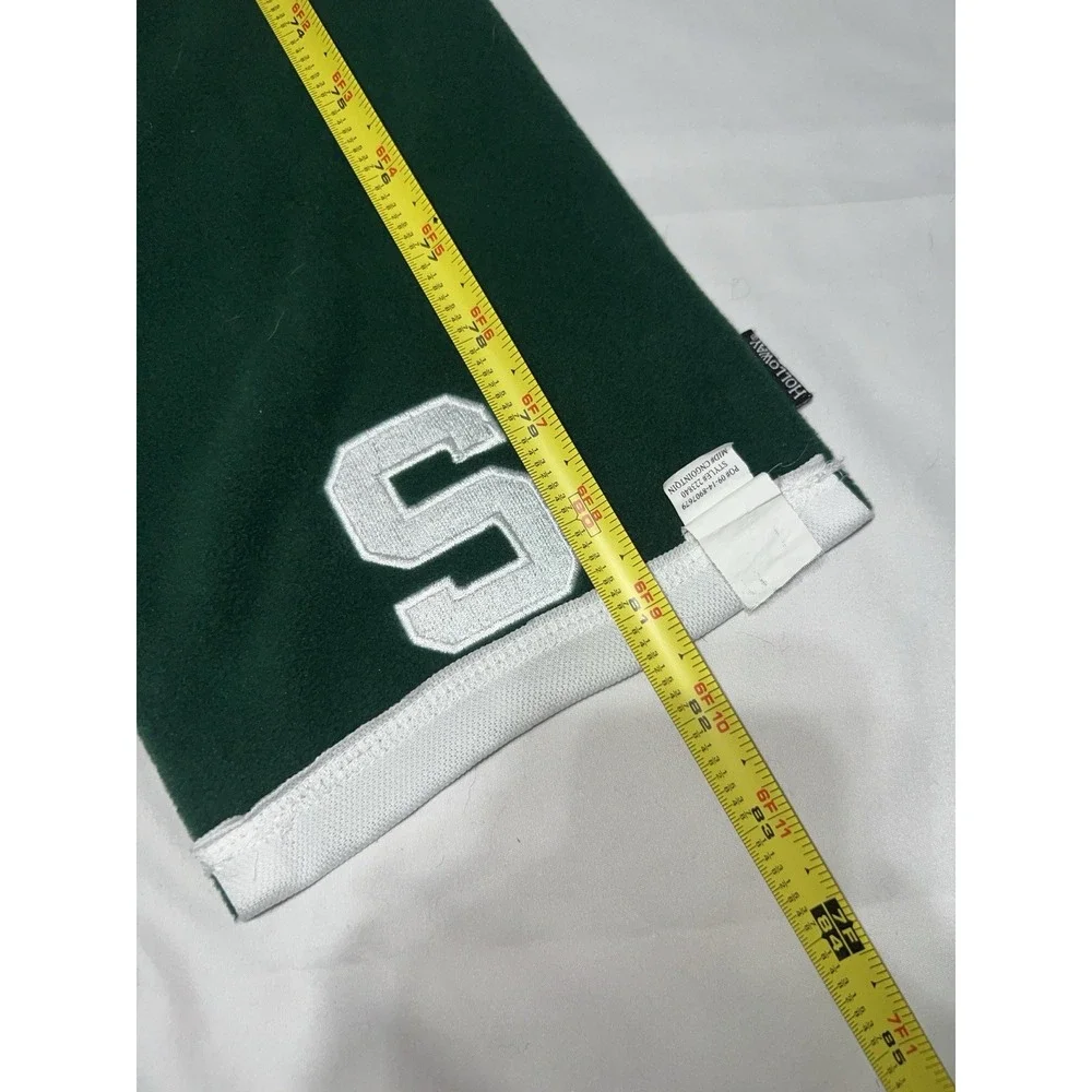 Michigan State Spartans Neck Scarf Green and Cream 81.5x7 Inch Read